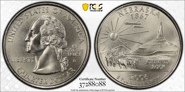 2006-D 25C Nebraska Satin Finish SP69