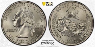 2006-P 25C South Dakota MS68