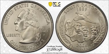 2006-P 25C South Dakota Satin Finish SP69