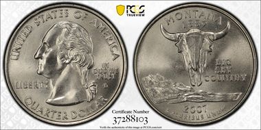 2007-D 25C Montana MS68