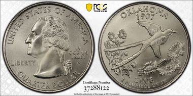 2008-P 25C Oklahoma Satin Finish SP69