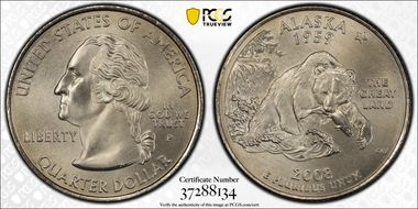 2008-P 25C Alaska Satin Finish SP69