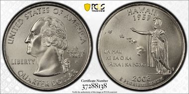 2008-P 25C Hawaii Satin Finish SP69