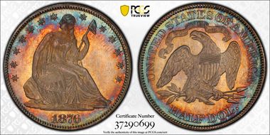 1876 50C MS67