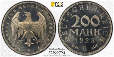 1923-G 200 Mk J-304 PR66CAM