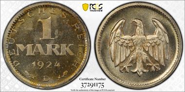 1924-D Mark J-311 PR65