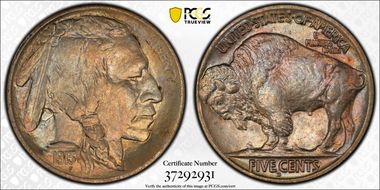 1913-D 5C Type 2 MS65