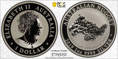 2019-P $1 Welcome Stranger Nugget MS70