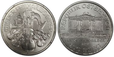 2019 € 1.50 Vienna Philharmonic MS69