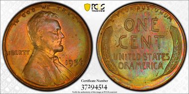 1956 1C MS65RB