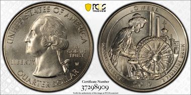 2019-W 25C Lowell NP Early Find MS65