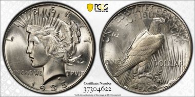 1935 $1 MS65