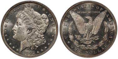1892 $1 MS64