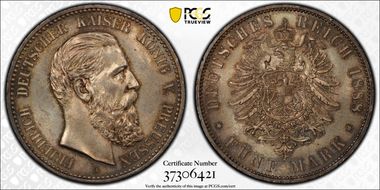 1888-A 5 Mk J-99 Friedrich MS64