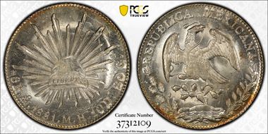 1881-Mo MH 8 R Mo66 MS64+ PL