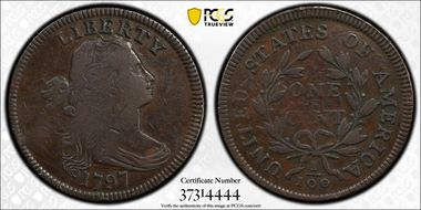 1797 1C Reverse of 1797, Stems F15BN