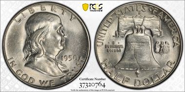 1950-D 50C MS63