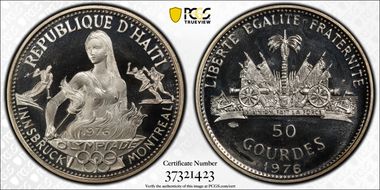 1976 50 G Olympics PR68DCAM