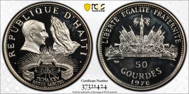 1976 50 G Holy Year PR67DCAM