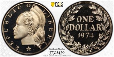 1974 $1 PR69DCAM