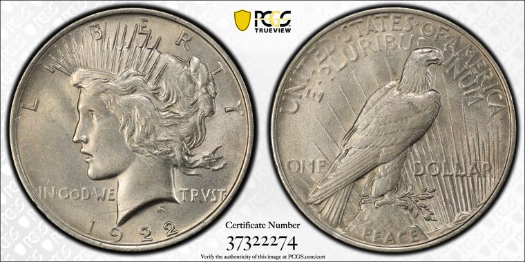 Cert 37322274 - Coin Image