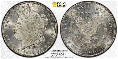 1878-S $1 MS64