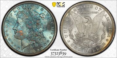 1880-S $1 MS66
