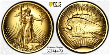 2009 $20 Ultra High Relief MS69PL
