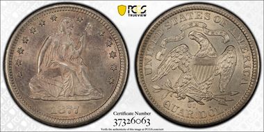 1877-CC 25C AU58