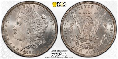 1882-O $1 MS67+