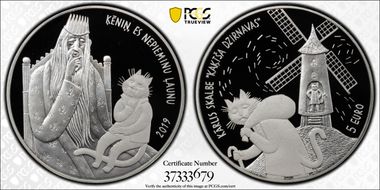 2019 € 5 Cat's Mill PR70DCAM