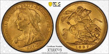 1897-S Sov S-3877 MS63