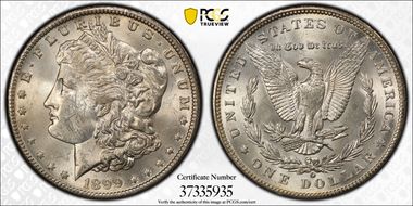 1899-O $1 MS62