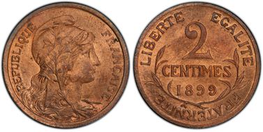 1899 2C Gad-107 F-110 MS65RD