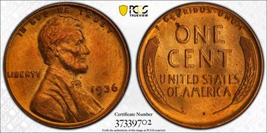 1936 1C DDO, FS-103 MS65RD