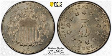 1870 5C MS65+