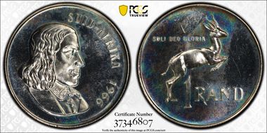 1966 Rand Afrikaans PR65