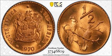 1970 1/2C MS66RD