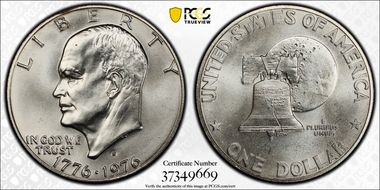 1976-S $1 Silver MS67