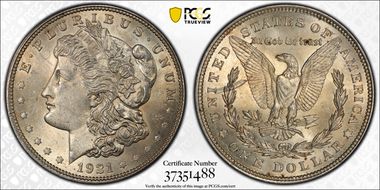 1921 $1 Morgan N1