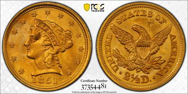 1851 $2.50 MS64