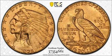 1925-D $2.50 MS66