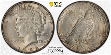 1928-S $1 MS63+