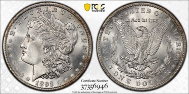 1893 $1 MS64