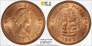 1963 1/2D MS65RD