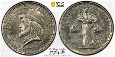 1937 50C Roanoke MS62