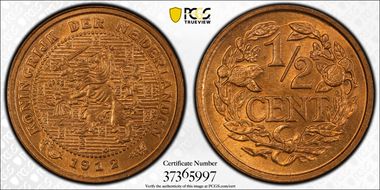 1912 1/2C KM-138 MS66RD