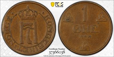 1914 Øre AU58BN
