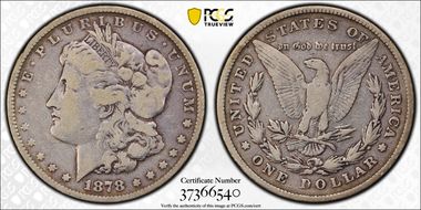 1878 8TF $1 VAM 14.2 Polished Ear VG10