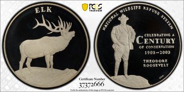 2003 Medal NWRS - Elk Silver PR69DCAM